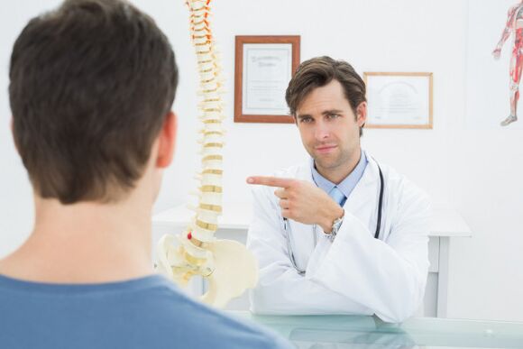 konzultácia s lekárom pri cervikálnej osteochondróze